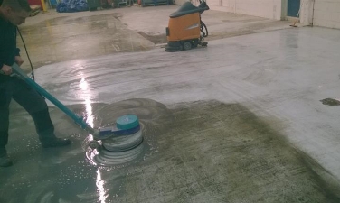 industrie vloer schoonmaken
